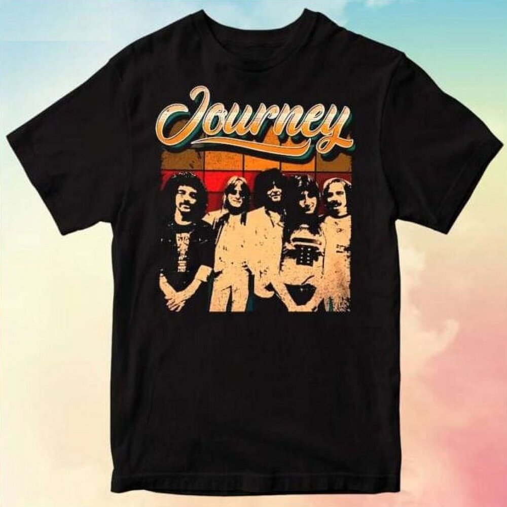 Journey Rock Band 90s Vintage T-Shirt Classic Tour Tee 89